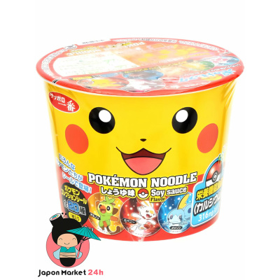 Ramen Sapporo Ichiban sabor a cerdo y soja edición Pokémon 38g
