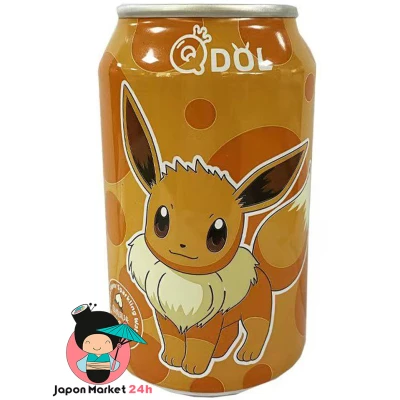 Qdol sabor a melocotón edición Pokémon (Eevee) 330ml