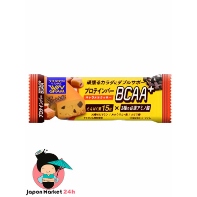 Barrita de proteínas BCAA+ sabor a caramelo 40g