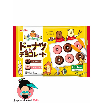 Chocolate Mini Donuts Meito 91g