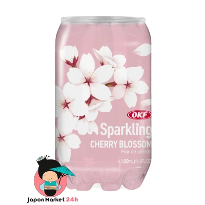 Refresco Sparkling sabor a  flor de cerezo 350ml