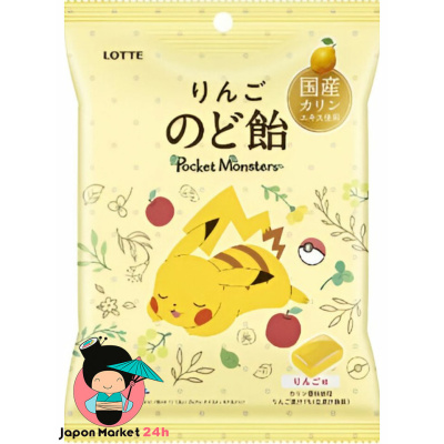 Cramelos Lotte sabor a manzana edición Pokémon 75g