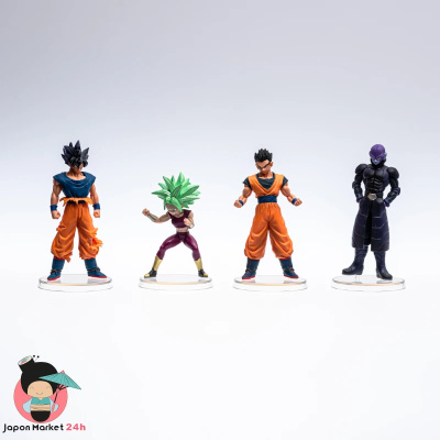 Set de figuras de Son Goku, Son Gohan, Kale y Hit de Dragon Ball Super | 4695