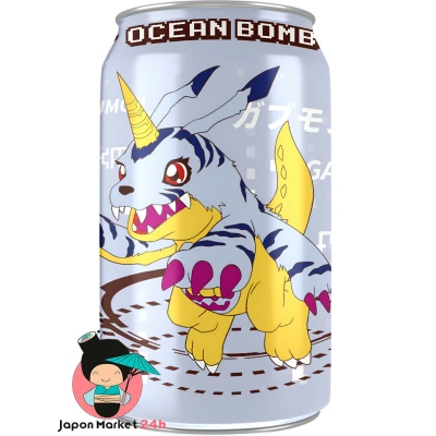 Ocean Bomb de arándanos edición Digimon (Gabumon) 330ml