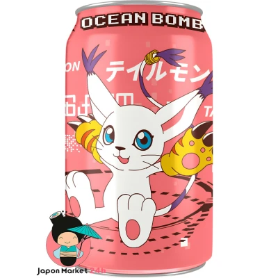 Ocean Bomb de granada edición Digimon (Gatomon) 330ml