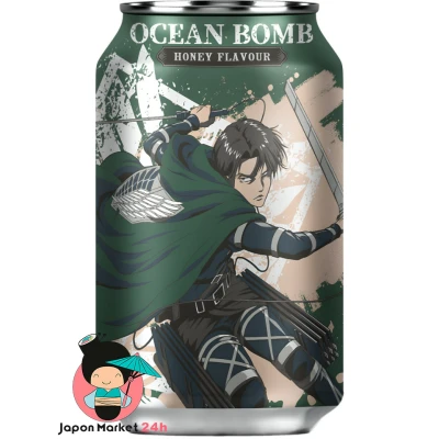 Ocean Bomb de miel edición Shingeki no Kyojin (Levi Ackerman) 330ml