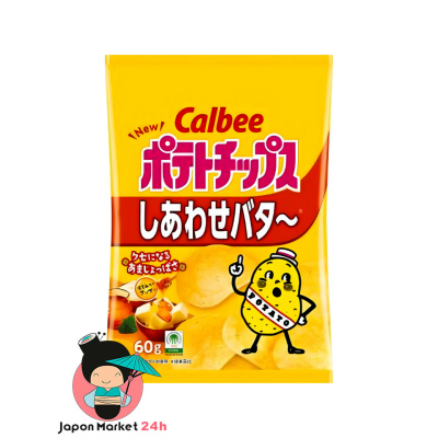 Patatas Calbee Happy Butter sabor a mantequilla 60g