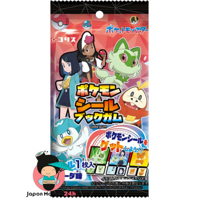 Chicle Coris edición Pokémon con pegatina 3g
