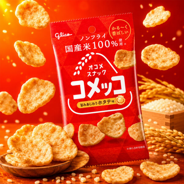 Snack Glico Komekko Sabor Vieiras | 30 gr
