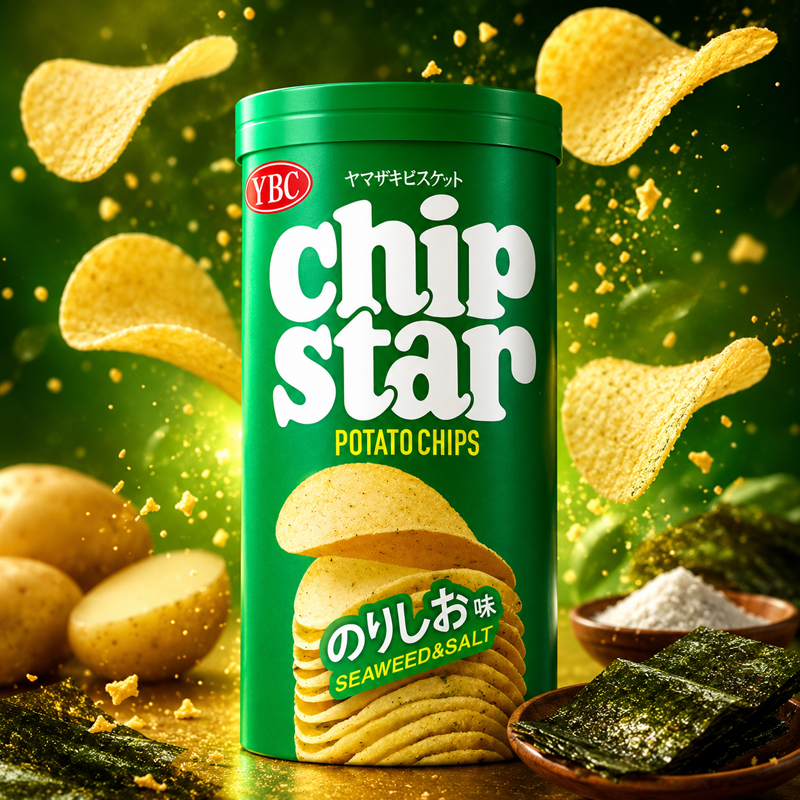 Patatas Chipstar Sabor Algas | 45 Gr