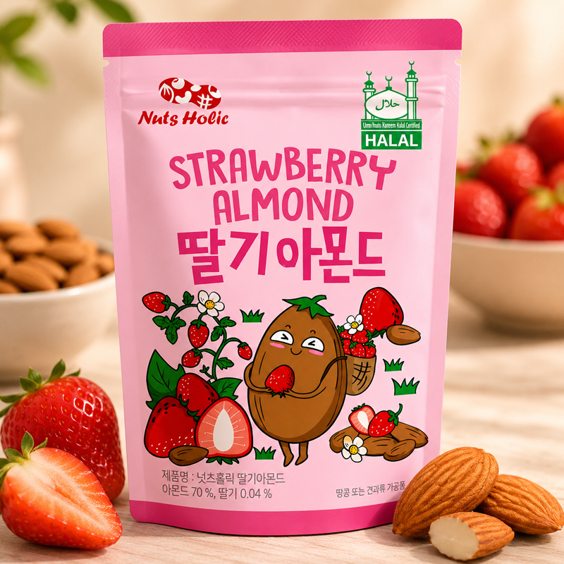Almendras Nuts Holic Sabor Fresa