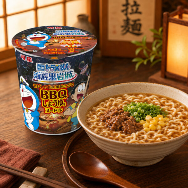 Ramen Myojo BBQ Shoyu Edición Doraemon | 63 gr
