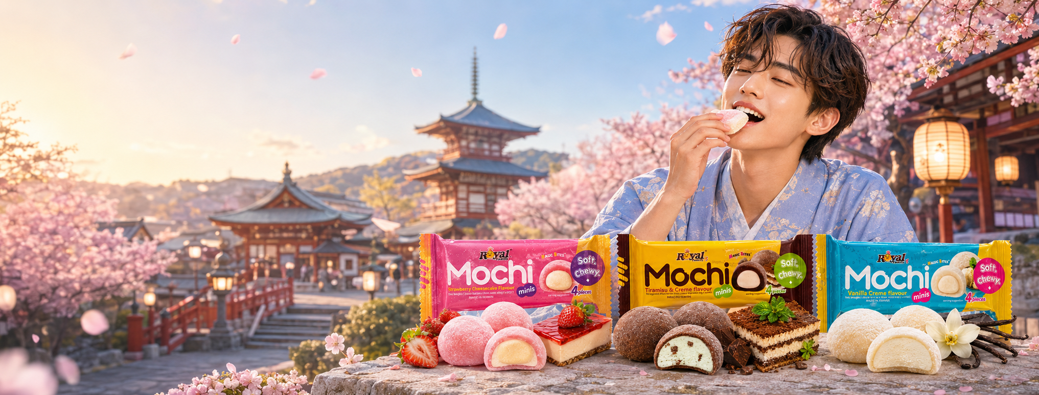 Tienda de dulces y snacks japoneses autenticos 26 Suaves por fuera