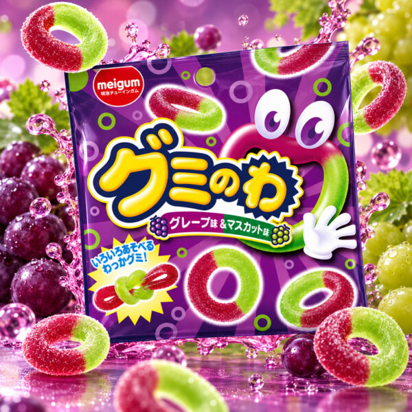 Gominolas Sabor Uva Gum Ring | 22 gr